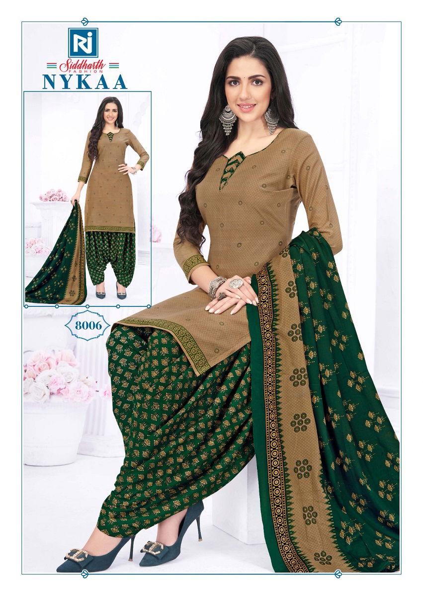 Siddharth Nykaa 8 Readymade Cotton Dress Catalog
